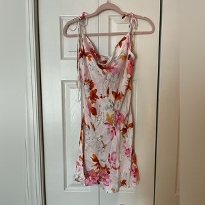 Zara silk mini dress
